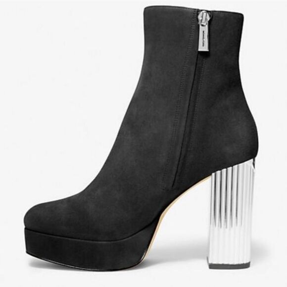 NWOB Michael Kors Women's Porter Suede Platform Ankle Boot - Picture 1 of 7